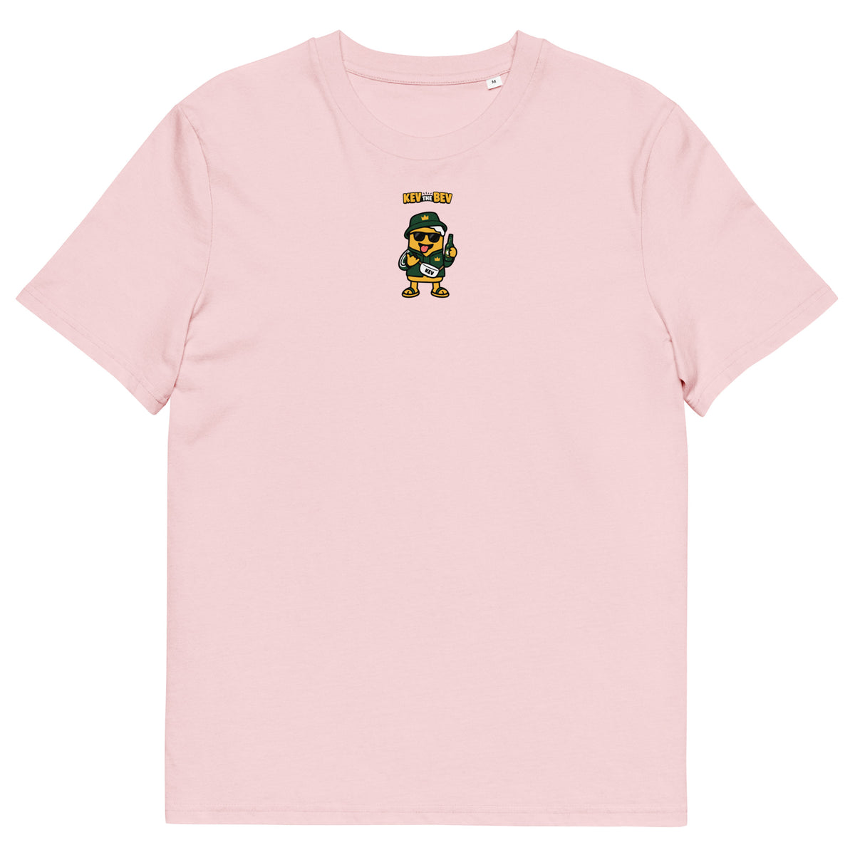 Bucket Hat Classic Tee in Cotton Pink, front