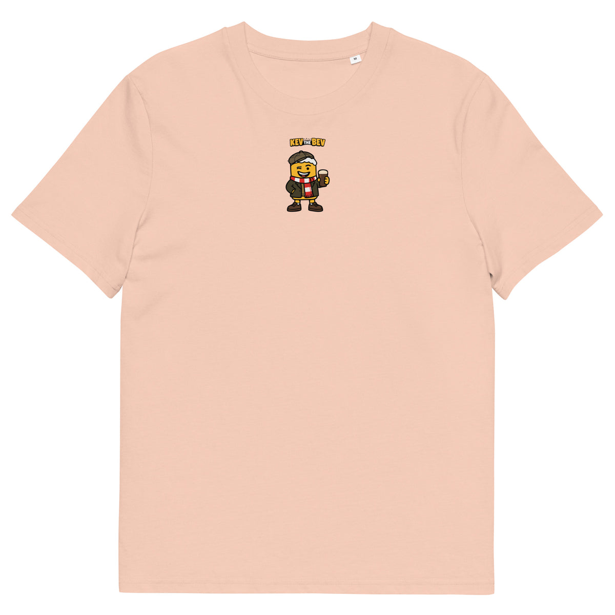Flat Cap Classic Tee in Fraiche Peche, front