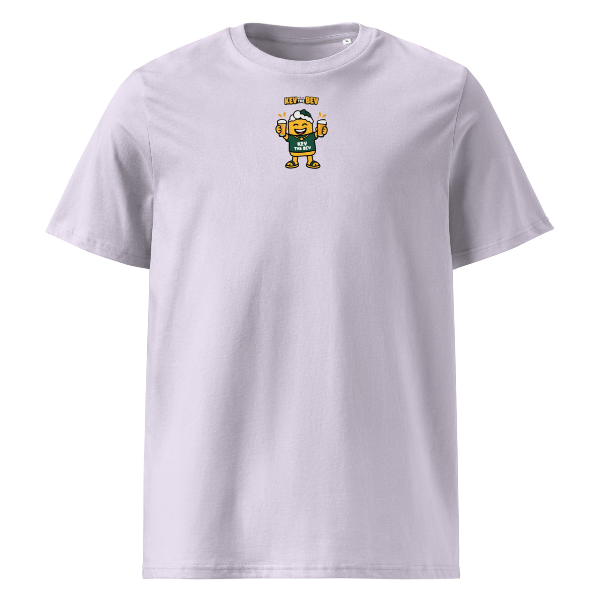 Double Cheers Classic Tee in Lavender, front