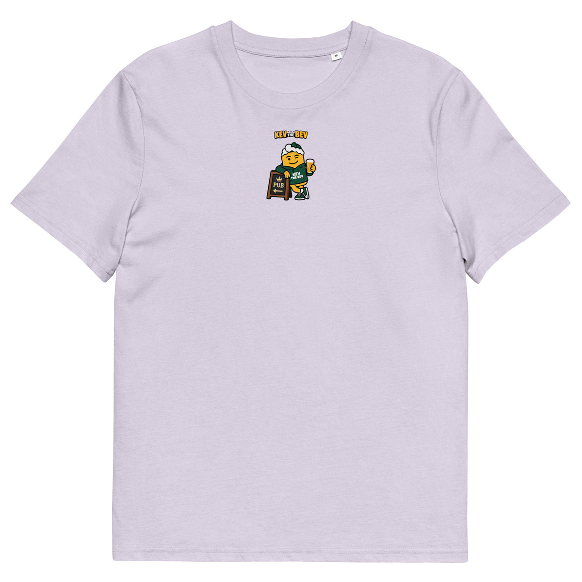 Pub Sign Classic Tee in Lavender, front
