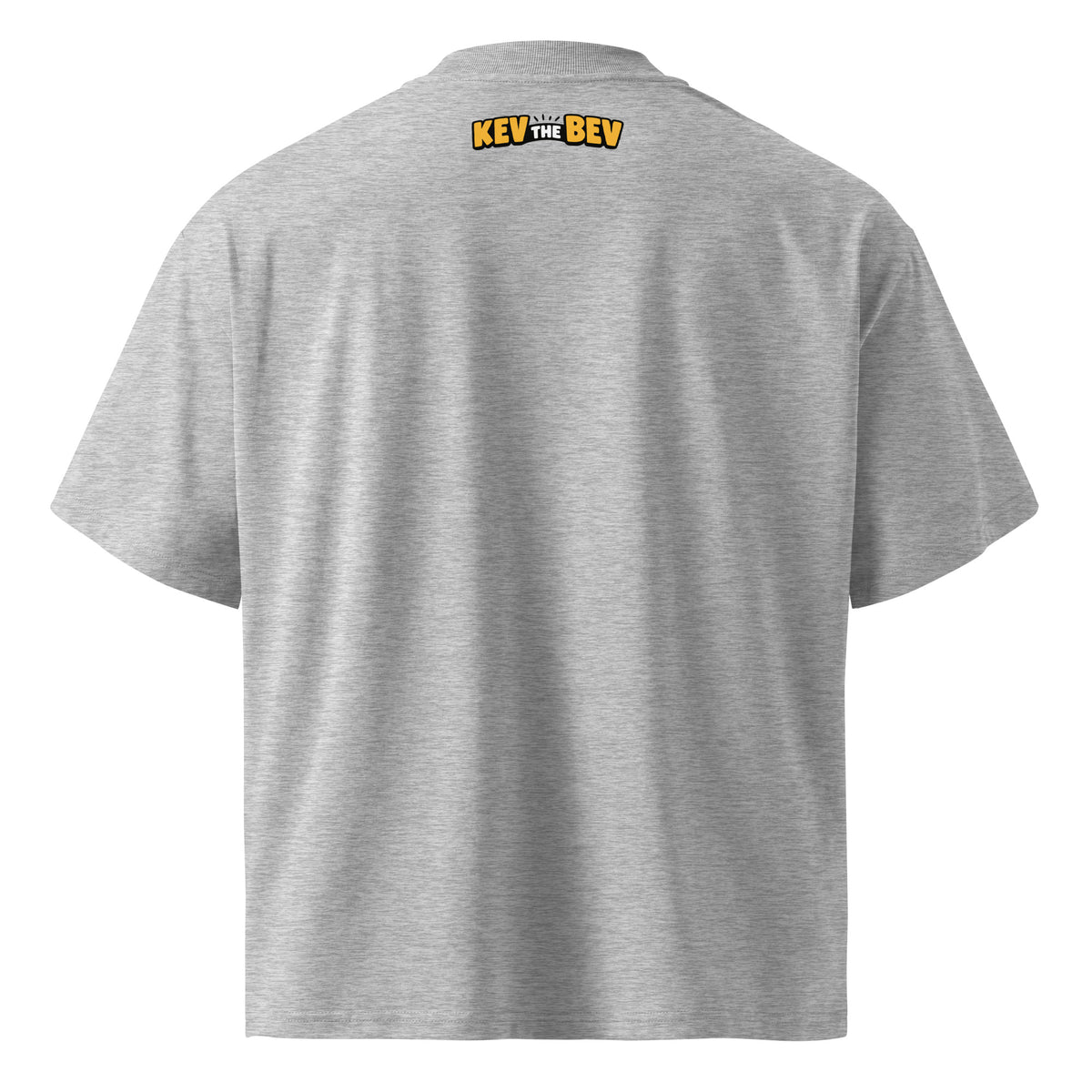 Pub Sign Tee — Heather Grey, back