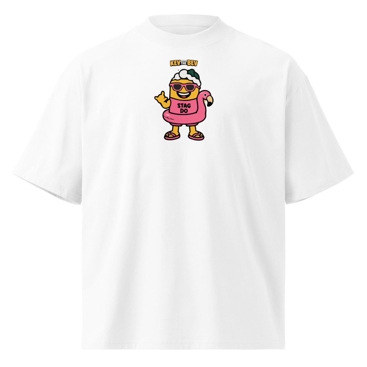 Stag Do Tee — White, front